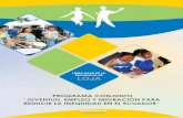 Ì1($ %$6( '( /$ /2-$ - UNICEF · el presente texto para los cantones de: Loja, Catamayo, Gonzanamá y Saraguro, ... cabecera cantonal y las parroquias rurales de Chuquiribamba,