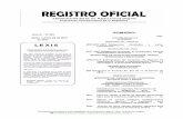SUMARIO - suinba.com oficiales/RO 25 DE abril DEL 2017.pdf · orgánica y estructural vigente del Ministerio del Trabajo; a nombre y representación del señor Ministro/a del Trabajo,