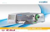 Catálogo Impresoras de etiquetas EOS - cdm-sl.comcdm-sl.com/catalagos/eos1-eos4.pdf · 1 2 7 5 8 6 4 3 Detalles comunes 7 8 4 1 5 2 6 3 Pantalla LCD táctil Para disfrutar de un