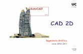 Ingeniería Gráfica G-384: CAD 2D (Composición de planos) · Vistas de modelo • Generación de planos técnicos 1. Creación de una ventana gráfica mediante VMULT 2. Para la