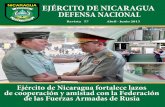 EJÉRCITO DE NICARAGUA DEFENSA NACIONAL · • Lección inaugural del año académico 2013 del Cuerpo Médico Militar del Ejército de Nicaragua • Acto de graduación de los cursos