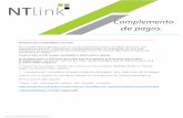 Complemento de pagos. - ntlink2.com.mx CFDI Complemento de Pagos.pdf · *Derechos reservados NT Link Comunicaciones SA de CV Es importante resaltar que la vista previa solo es un