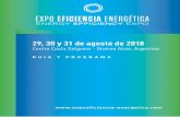GUIA Y PROGRAMA - expoeficiencia-energetica.comexpoeficiencia-energetica.com/documentos/CAtalogo EFEN_2018.pdf · EQA, HONEYWELL, MAXON, RIELLO Provee, hace más de 50 años, servi-cios