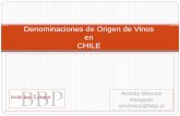 DO en Chile - aidv.org · Serena Vino Asoleado: Es un vino producido en campos de secano de la costa central entre los ríos Mataquito y Bio-Bio . Denominaciones de Origen reconocidas