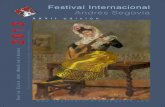 Festival Internacional Andrés Segovia - dotguitar.typepad.com de mano 2013 verisión... · Maestros de la guitarra Las Mejores piezas de su repertorio GA 520 Andrés Segovia Estudio
