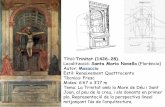 Presentación de PowerPoint · Masaccio La Trinitat de Santa Maria Novella - Detall de la volta de cassetons (que dóna sensació de profunditat, és com si la capella estès oberta