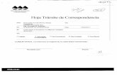 Hoja Trámite de Correspondencia - Informe de Estatus del... · Autoridad de Acueductos y Alcantarillados Hoja Trámite de Correspondencia Para: Honorable Tomás Rivera Schatz Presidente