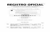  · Suplemento NO 709 Registro Oficial NO 418 — Viernes 10 de Abril del 2011 SECCIÓN 2 DE LA FUERZA TÉCNICA Rafael Correa Delgado PRESIDENTE CONSTITUCIONAL