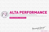 ALTA PERFORMANCE - hermenegildozampar.com.arhermenegildozampar.com.ar/programas/Distancia.pdf · MOLDERIA INDUSTRIAL PROGRESIONADO DE TALLES DAMAS - HOMBRES - NIÑOS - BEBÉS DISEÑO