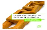 CERTIFICACIÓN PEFC DE CADENA DE CUSTODIA · PEFC, el Programa de reconocimiento de Sistemas de Certificación Forestal, es una organización no gubernamental, sin ánimo de lucro