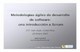 Metodologías ágiles de desarrollo de software: una ......© 2006, Tobias Mayer/Agile Thinking Metodologías ágiles de desarrollo de software: una introducción a Scrum CIT, San
