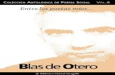 Entre los poetas míos… Blas de Otero · - 4 - Entre los poetas míos… Blas de Otero obra poética de Blas de Otero, sus incursiones por el romancero español, su conocimiento
