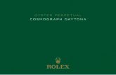 OYSTER PERPETUAL COSMOGRAPH DAYTONA - rolex.com · – Leer sobre el bisel graduado la velocidad horaria media indicada por el segundero del cronógrafo (en la unidad de distancia