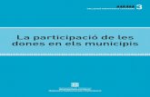 La participació de les dones en els municipis · Agraïments Amor del Álamo(regidora ponent de Programes Transversals de l’Ajuntament de Sant Boi de Llobregat), Meritxell Benedí(coordinadora