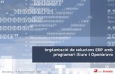 Implantació de solucions ERP amb programari lliure i Openbravo · Aquest document no pot ser reproduït o distribuit sense la autorització expresa d'openTrends Solucions i Sistemes
