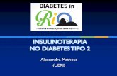 INSULINOTERAPIA NO DIABETES TIPO 2 - diabetesrio.org.br · Perfil das insulinas humanas e análogos o Horas Glargina Detemir Regular NPH Lispro, aspart, glulisina Figura 1. Curva