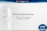 Firma Electrónica - Certificados UdeC Electronica - Instrucciones.pdf · CERT 2 TITULO PDF - Adobe Reader Herramientas Rellenar y firmar Comentario Panel de firma Archivo Ediclón