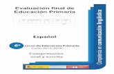 Evaluación final de Educación Primaria comunicación ...d64e6eb8-4606-4ac6-ac5a-d... · 6º curso de Educación Primaria Curso 2015-2016 ... a modo de trabalenguas, ... tabletas
