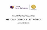 HISTORIA CLÍNICA ELECTRÓNICA - jesusdelnorte.com.pe · en el ícono “ACTIVAR” (de lo contrario la receta no se guardará), si el paciente es ambulatorio, se abrirá una nueva