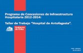 Programa de Concesiones de Infraestructura Hospitalaria ... de Antofagasta/TallerH... · Programa de Concesiones de Infraestructura Hospitalaria 2012-2014: Taller de Trabajo Hospital