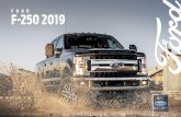 Ford F-250 2019 | Catálogo, Ficha Técnica y … antivolcadura RSC Inmovilizador de motor y alarma antirrobo Control de balanceo de remolque (TSCË) Asistencia de arranque en pendientes
