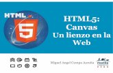 HTML5: Canvas - e-quipu.pe · Canvas Etiqueta o elemento en HTML5 que permite la generación de gráficos en forma dinámica por medio de programación dentro de una página.
