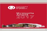 Tapa Memoria 2017 - unq.edu.ar · Departamento de Ciencias Sociales ... La Memoria reúne las actividades realizadas en 2017 por ... • 6ª feria de libros “De la Editorial UNQ