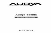 Audya Series - Ultime notizie · El punto exclamativo dentro de un triángulo equilátero sirve para avisar al usuario ... Arp & Licks ... también las grooves de la guitarra