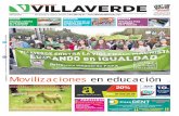 Movilizaciones en educación - Periódico Distrito Villaverde · Av. Real de Pinto, 18 ... Villaverde Alto Villaverde Bajo Ciudad de los Ángeles El Espinillo Oroquieta Orcasitas