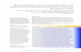 Recomendaciones del VI Consenso Clínico de SIBEN para la ... · Resume la etiología, ﬁsiopatogenia, diagnóstico, y tratamiento (incluyendo mantener la oxigenación adecuada,