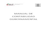 MANUAL DE CONTABILIDAD GUBERNAMENTALarchivohistoricoslp.gob.mx/MANUAL DE CONTABILIDAD ARCHIVO HISTORICO... · En el Capítulo I Aspectos Generales de la Contabilidad Gubernamental: