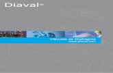 Diaval - Válvulas industriales | COMEVALcomeval.es/products/DS/valvulas_de_diafragma_paso_recto-st-diaval... · Espacio para grasa en la cá-mara del eje, permanente lu-bricación