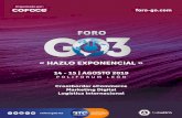 POLIFORUM LEÓN - foro-go.com · foro-go.com Crossborder eCommerce Marketing Digital Logística Internacional « HAZLO EXPONENCIAL » El mundo está experimentando grandes transformaciones,