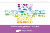 Informe anual 2016 - tauli.cat · 4 Síntesi Informe Anual 201 L’atenció de les reclamacions 2016 Total accions 151 Núm. activitats (grups) 230 Núm. persones físiques formades