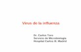 Influenza dr carlos toro - fundacionio.orgfundacionio.org/ap/docs/Influenza_dr_carlos_toro.pdf · infecciones gi e ITU. Importante las afecciones respiratorias en niños Importante