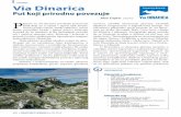 Via Dinarica - info.hps.hrinfo.hps.hr/viadinarica.hr/wp-content/uploads/2016/01/Via-Dinarica-članak-u-Hrvatkom... · Uz velika prirodna bogatstva, cijelo je dinarsko područje bogato