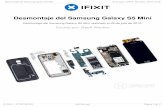 Desmontaje del Samsung Galaxy S5 Mini - ifixit-guide-pdfs ... · amplificador de potencia para que coincida con la potencia requerida para la transmisión, lo que reduce el exceso