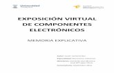 EXPOSICIÓN VIRTUAL DE COMPONENTES ELECTRÓNICOSzaguan.unizar.es/record/16057/files/TAZ-PFC-2014-438.pdf · Javier Lasheras Bes 1.- RESUMEN Los circuitos electrónicos se utilizan