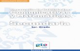 Desarrollo de habilidades comunicativas y matemáticas ...seg.guanajuato.gob.mx/Ceducativa/padres/Material/2013... · Desarrollo de Habilidades Comunicativas. 1er. Grado de Secundaria