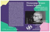 Programa Ireneu Segarra - palaumusica.cat · beneficiat del seu mètode docent i de les seves cançons per a infants. La formació del P. Ireneu (Jesús) Segarra va ser d’una gran