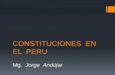 CONSTITUCIONES EN EL PERU - andujarmoreno.com filePacto de Tacna (1837) Aprobado por el Congreso de Plenipotenciarios de los Estados Norte y sur peruano y Bolivia. Determina la Confederación
