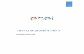 Enel Generación Perú · Enel Generación Perú 8 Capítulo 1 La Empresa Somos Enel Generación Perú S.A.A, una de las principales compañías privadas de generación de electricidad