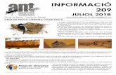 209 INFORMATIU JULIOL 2018 - antlaformiga.organtlaformiga.org/publicacions/pdfs/fulls/i209_juliol_2018.pdf · calamar gegant (Architeuthis, spp.), el calamar del corrent de Humboldt