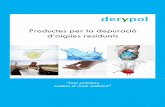 Productes per la depuració d’aigües residuals¡leg-depuració.pdf · 4 Introducció L'aigua és un bé escàs. La contaminació dels recursos hídrics superficials és un problema