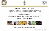 Matemáticas Financieras y Portafoliosuniversidadfinanciera.mx/wp-content/uploads/2011/10/Sesión_1_MFPI.pdf · interÉs simple 1.2 interÉs compuesto 1.3 tasa de interÉs nominal,