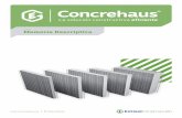 Memoria Descriptiva - A4 - EDITABLE - Sep2015 - concrehaus.com · construcción local, con costos mayores..04. El confort y agradable habitabilidad de las construcciones ejecutadas