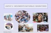 UNITAT 2 : MOVIMENTS NATURALS I MIGRATORISmontse.quintasoft.net/2ESO/diapos/poblacioimmigracio.pdf · 17 LA POBLACIÓ EN EL MÓN: Els moviments migratoris. • Per calcular el creixement