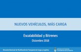 NUEVOS VEHÍCULOS, MÁS CARGA - argentina.gob.ar · Dirección Nacional de Planificación de Transporte de Cargas y Logística 3 INTRODUCCIÓN: PESOS, DIMENSIONES Y POTENCIA-PESO