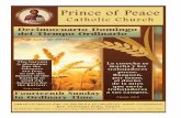 Prince of Peace - popmiami.net · Los invitamos a pasar por nuestra tienda “Totus Tuus”, donde encontrara variedad en nuestros artículos religiosos, para usted, amistades y familiares.
