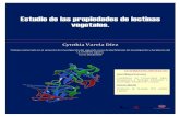 Estudio de las propiedades de lectinas TUTORES DEL ...iesandreslaguna.centros.educa.jcyl.es/sitio/upload/2019_CynthiaVarela... · Estudio de las propiedades de lectinas vegetales